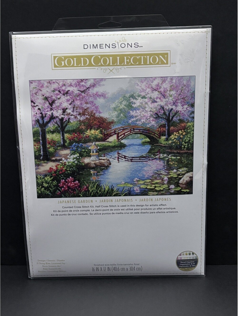 Dimensions Gold Collection Japanese Garden Cross Stitch Kit 70-35313 New Sealed